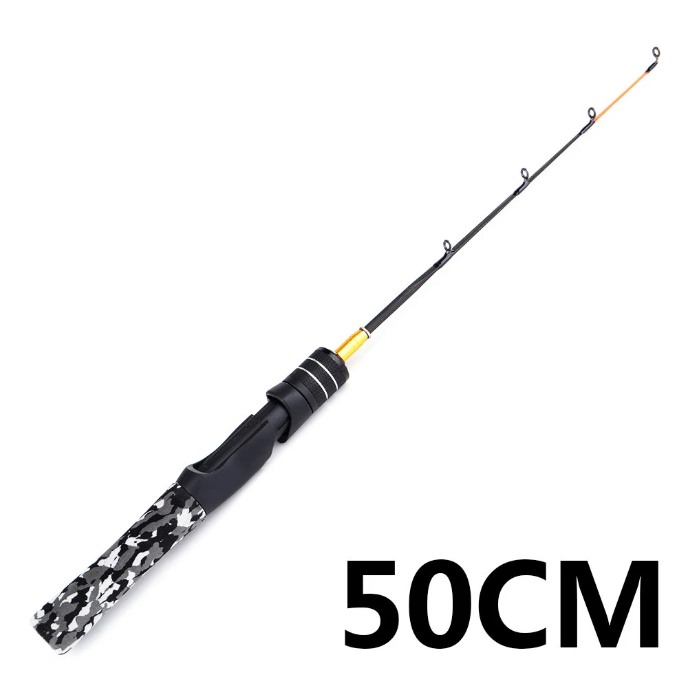 FTK New Winter Ice Fishing Rod Lightweight Hard/Soft Pole Portable 8 Styles Fishing Tackle Supplies - Цвет: 003
