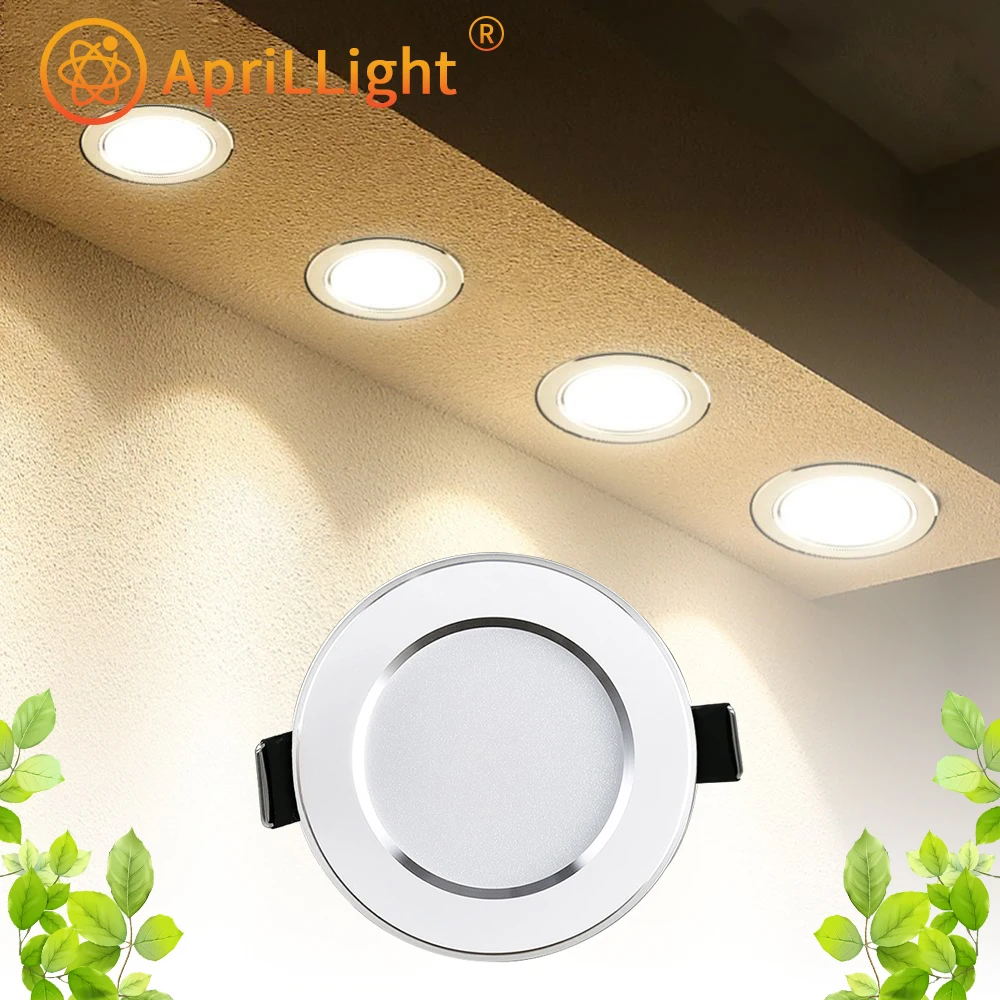 

LED Downlight 5W 9W 12W 15W Round Recessed Lamp 220V 230V 240V Bedroom Kitchen Indoor LED Spotlight Three Color temperature