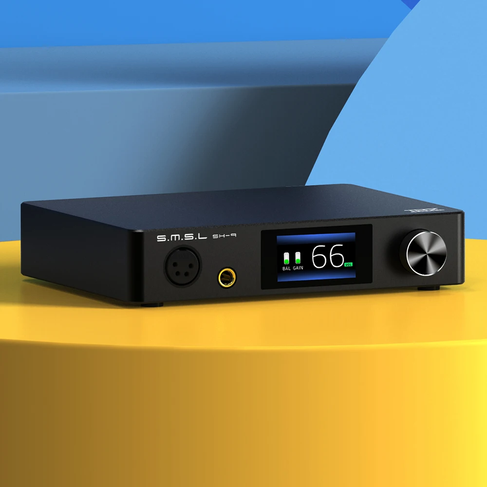 SMSL SH 9 усилитель для наушников THX AAA технология RCA/XLR вход 6 35 мм сбалансированный