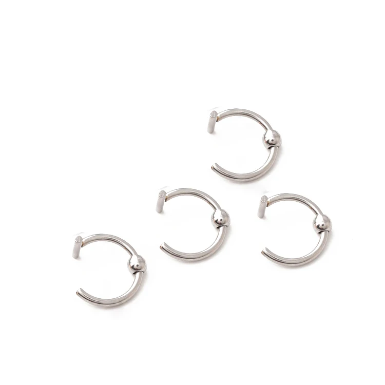 Золото/сталь цвет 10 мм Панк нержавеющая сталь человеческого тела имитация