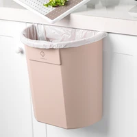 nordic trash bin plastic pink eco friendly trash bin hanging trash can kitchen cabinet door cocina cleaning tools