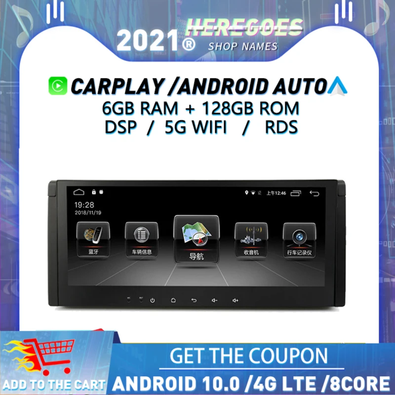 10 25 &quotDSP IPS Android 0 4G LTE 8 ядерный автомобильный dvd плеер для BMW X5 E53 M5 1996 2003 GPS карта Wifi