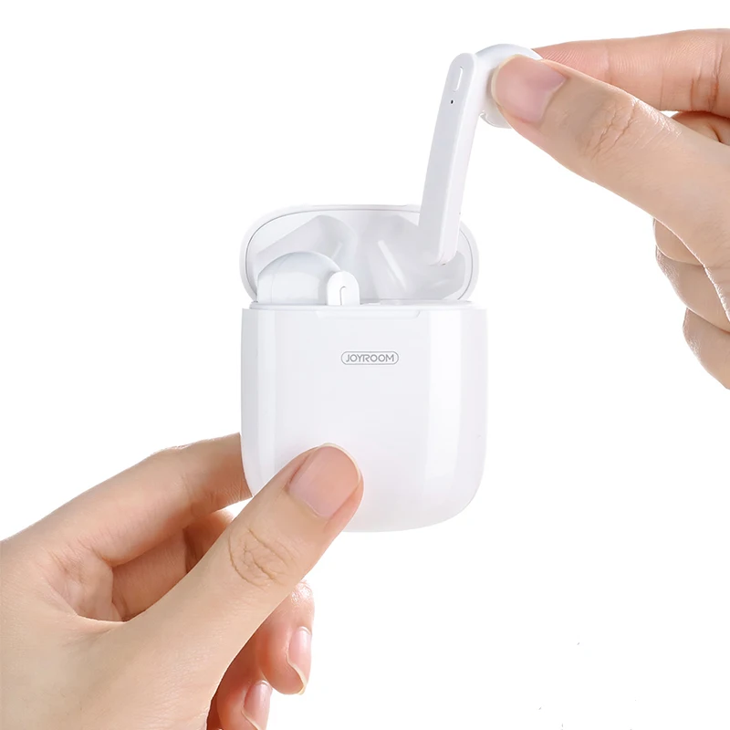 JOYROOM T04S Bluetooth V5.0 наушники настоящие беспроводные 6D стерео динамик с 500 мАч