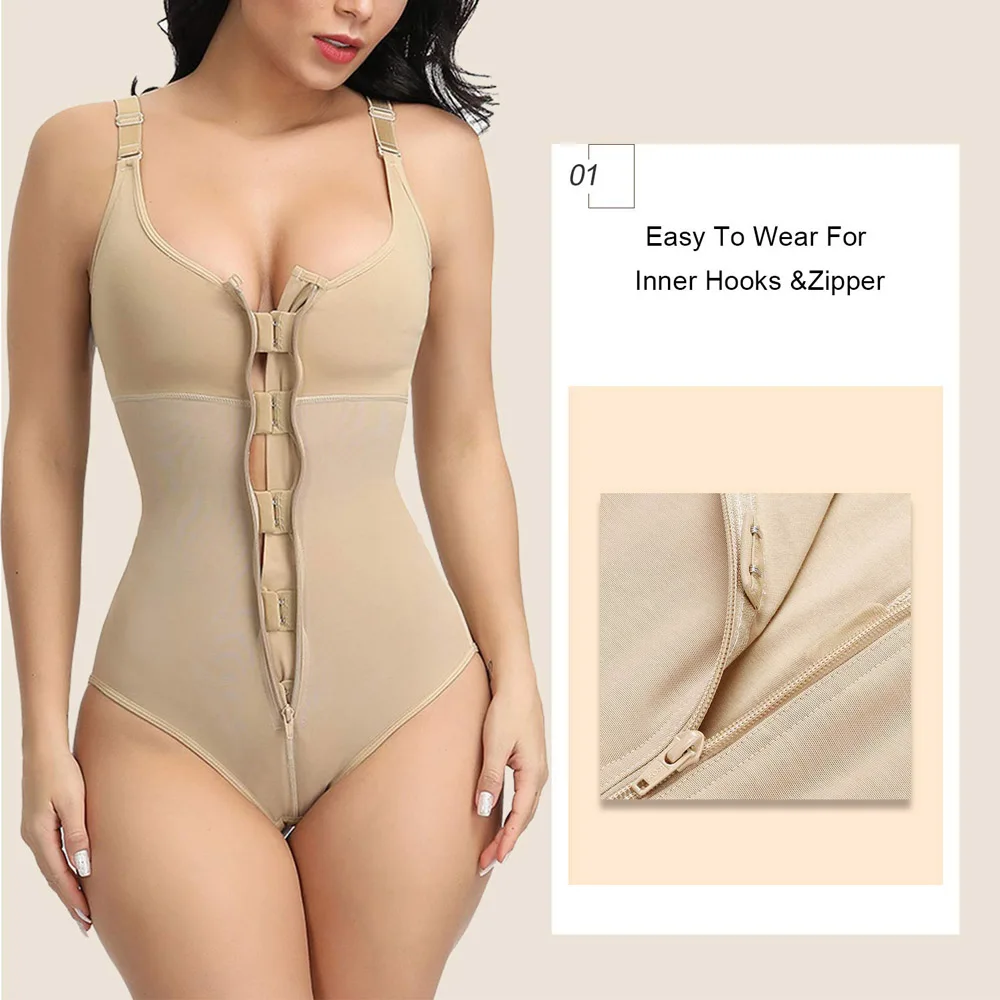 Lover Beauty Women Slimming Bodysuit Shapewear Tummy Control Full Body Shaper Waist Trainer Belt Weight Loss Briefs Underwear