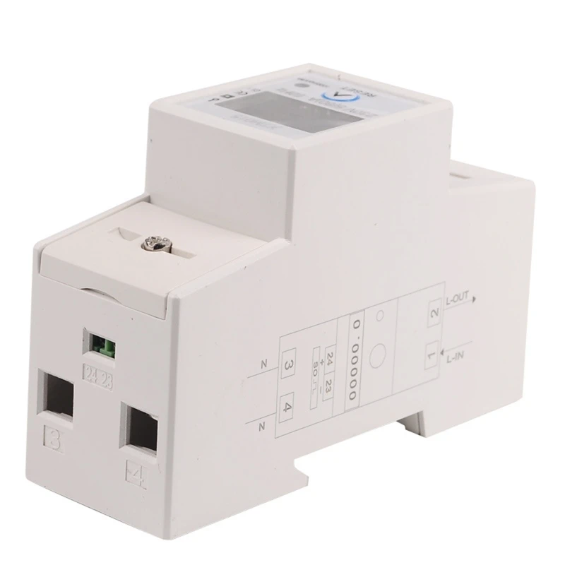 

DDS015 230V 5-80A kwh Electric Meter Single Phase with Reset Power Consumption