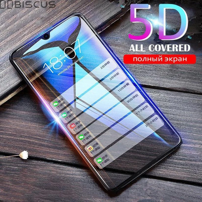 5D полное клеевое Защитное стекло для экрана закаленное Xiaomi Redmi Note 8 Pro 7 8T 5 6 7A 8A 6A