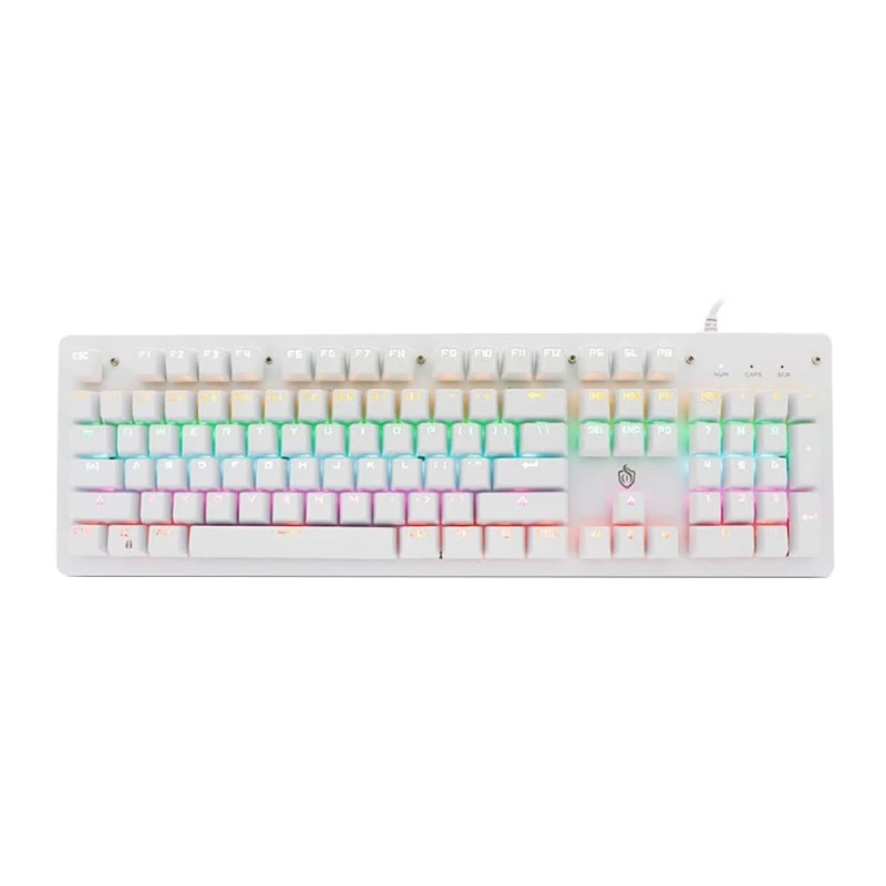 

USB Wired Gaming Keyboard 104 Key Colorful LED Backlit Mechanical Keyboad