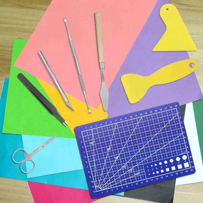 

Weeding Tools for Vinyl, 20 PCS Stainless Steel Craft Basic Set Tools Kits with Storage Bag for Cricut,Adhesive Vinyl