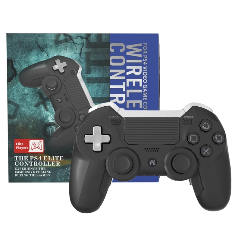 

Bluetooth-compatible Wireless For PS4 Gamepad Dual Vibration Elite Game Console Controller Joystick for PC Video Gaming Console