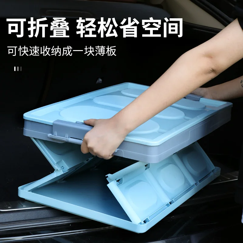 

Trunk storage box on-board storage box storage box sorting box with waterproof bag foldable box for growing vegetables