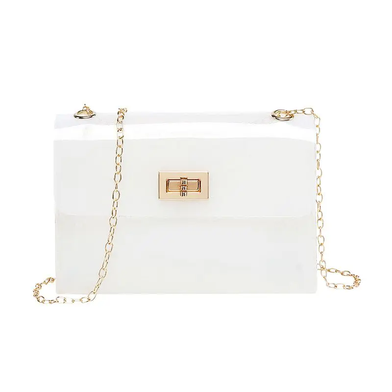 Модные женские сумки прозрачная железная сумка из ПВХ тоут через плечо