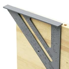 Измерительная квадратная линейка из алюминиевого сплава, угол 90 градусов, плотник треугольная линейка