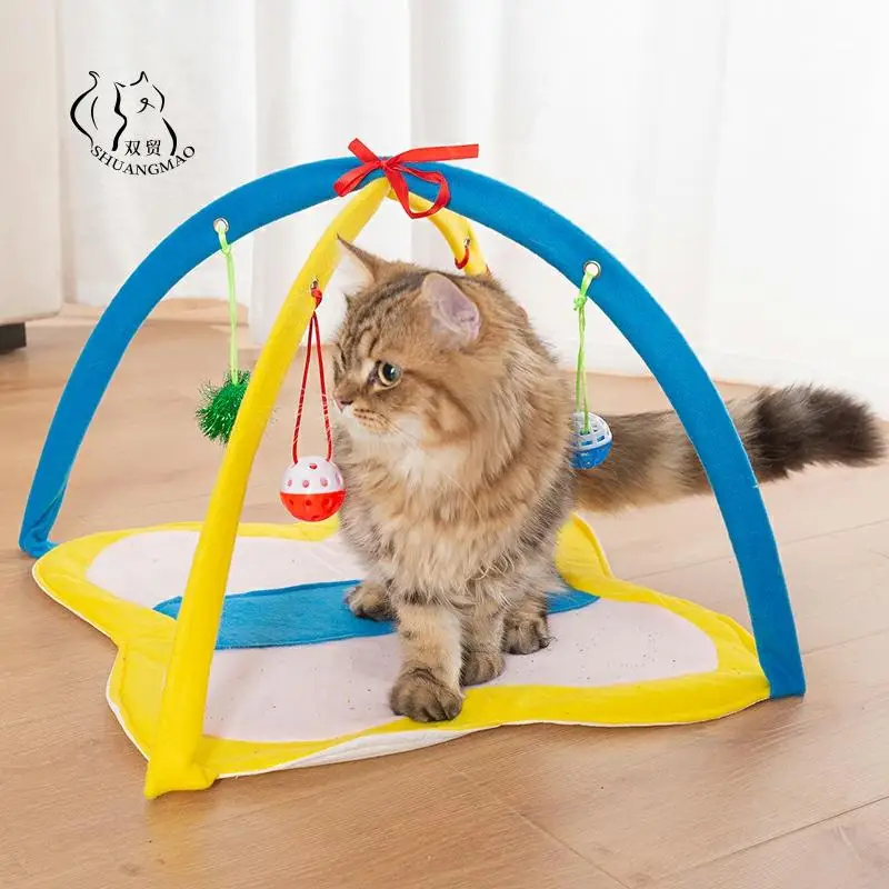 Складная кошачья палатка домашнее одеяло кровать для кошек игрушечная Подушка