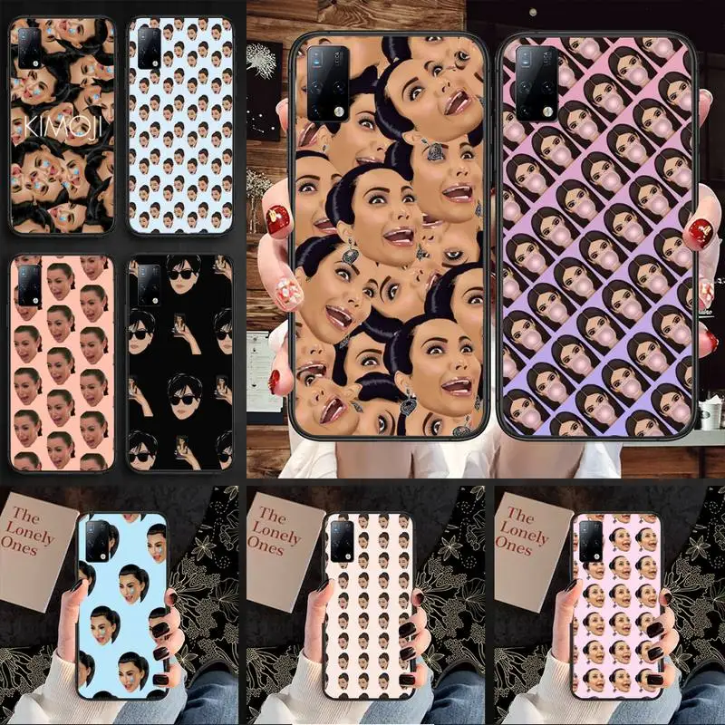 

Kim-Kardashian-Kimoji Phone Case for Samsung A6 A6S A530 A720 A750 A8 A9 A10 A20 A30 A40 A50 A70 A10S A20S A51 A52 Plus 5G cover