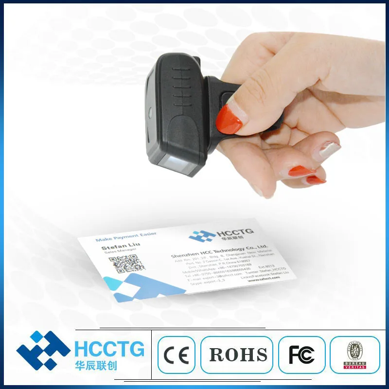Bluetooth беспроводной сканер 1D2D QR считыватель штрих-кода 3-в-1 BT &amp 2 4 ГГц и USB кольцо