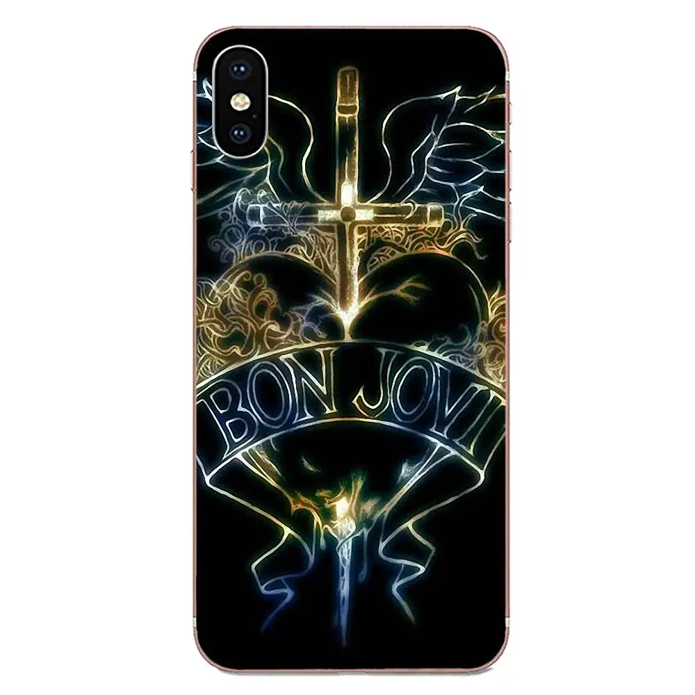 Мягкий ящик для звонков Bon Jovi рок группа летающие крылья логотип Galaxy Grand A3 A5 A7 A8 A9 A9S