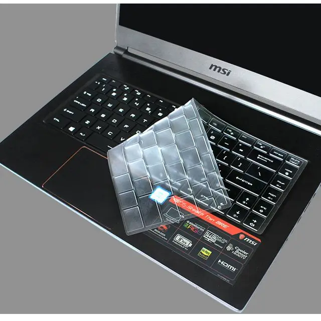 

Keyboard Cover For msi GS65 GF63 PS63 S1-03 modern14 TPU Clear Protector Film Dustproof Laptop Keyboard Skin Protective