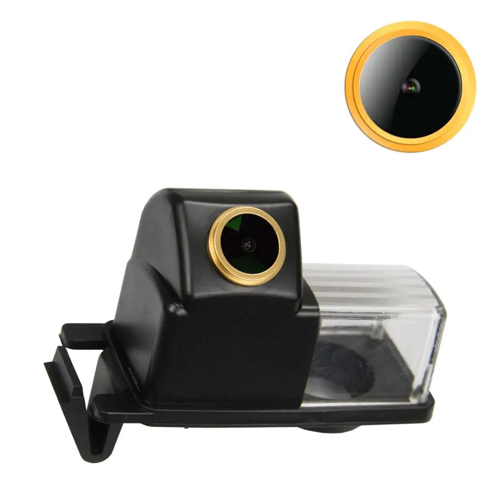 

Misayaee Car Rear View Golden Camera Plate Light for Nissan Tiida Hatchback Livina Skyline R35 GTR 250GT Fairlady 350Z 370Z CUBE