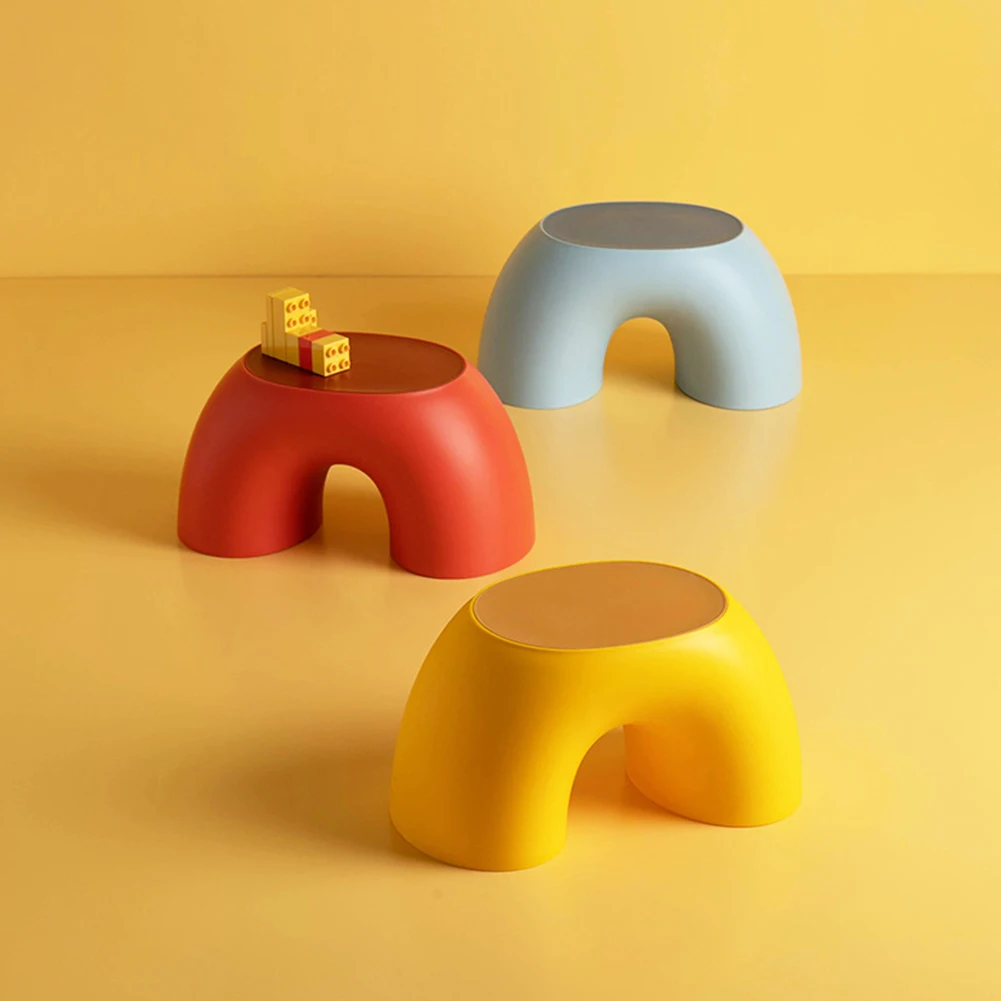 

Living Room Change Shoes Solid Simple Modern Durable Children Furniture Small Bench Bedroom Playroom Kids Stool Non Slip Home