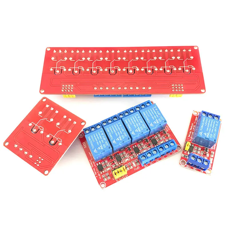 Модуль реле с изоляцией оптопары поддержкой триггера высокого и низкого уровня 1