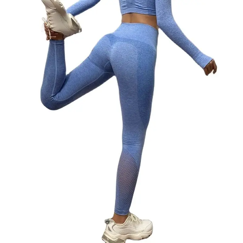 

New Spring And Summer Yoga Pants Women's High Waist Peach Hip Trousers Sports Fitness Pants