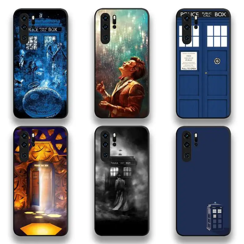 Чехол для телефона Tardis Box Doctor Who Huawei P20 P30 P40 lite E Pro Mate 40 30 20 P Smart 2020 | Мобильные
