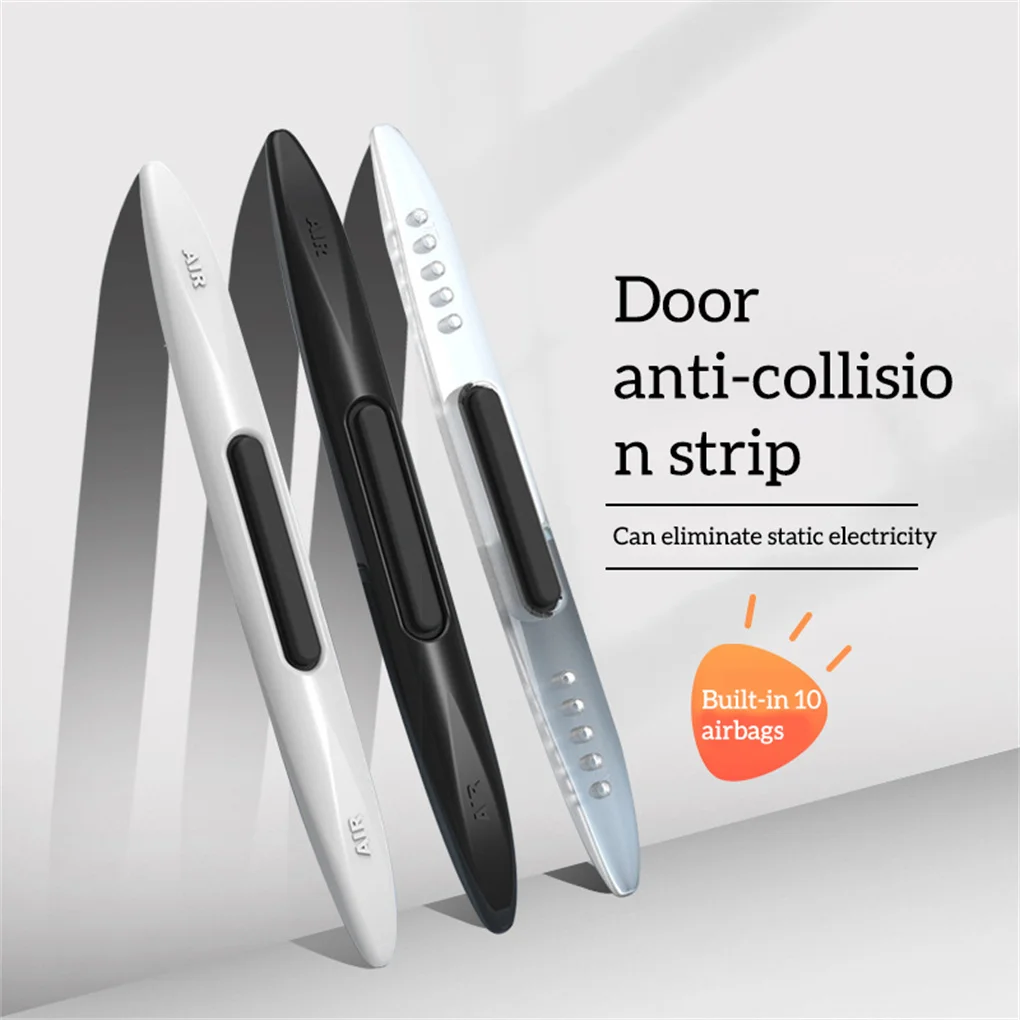 

2 Pieces Car Door Protector Scratch Collision Guard Static Electricity Silicone Stickers Accessories Vehicles Clear