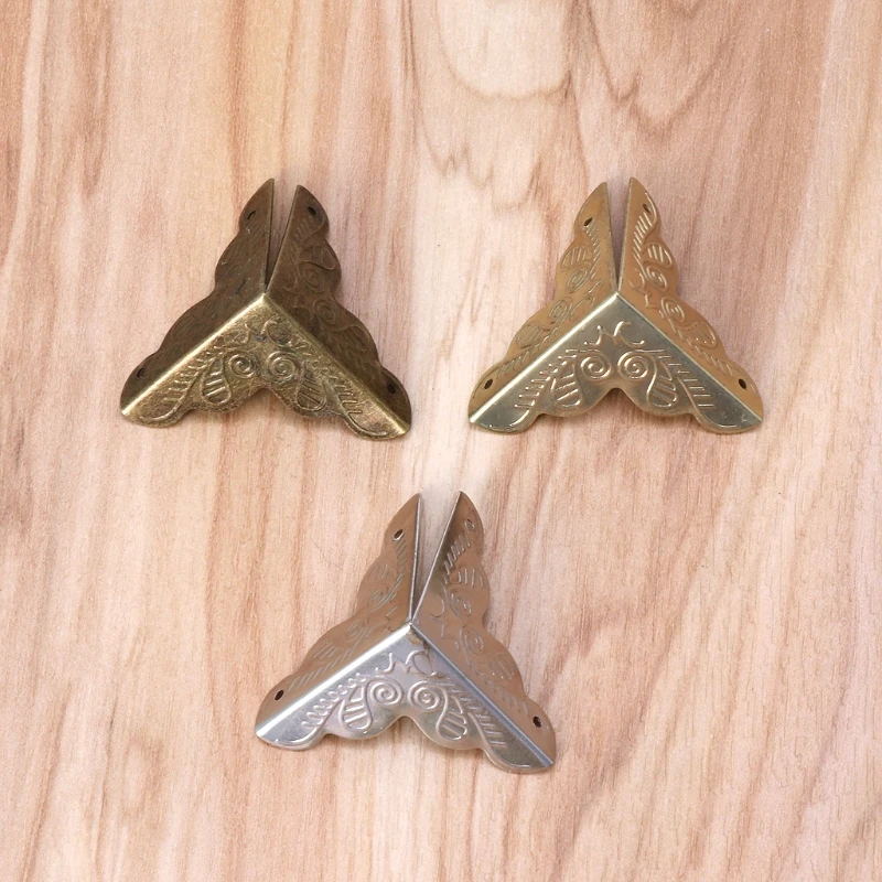 Новинка 2020 8 шт. антикварная коробка для ювелирных изделий угловые ножки