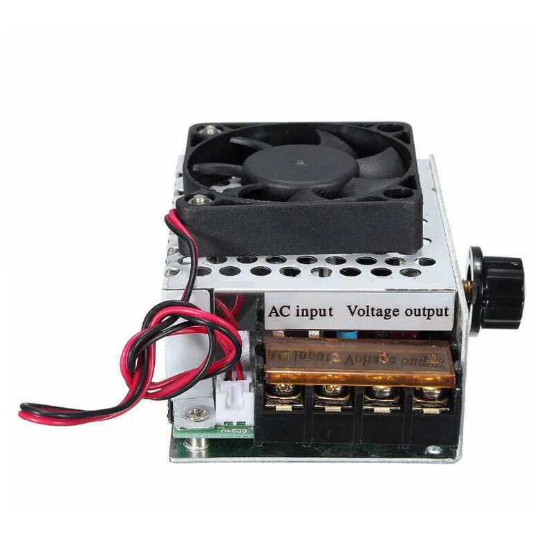 

4000W AC 220V SCR Variable Voltage Regulator Motor Speed Control Controller Fan Output Voltage 0V To 220V AC Variable