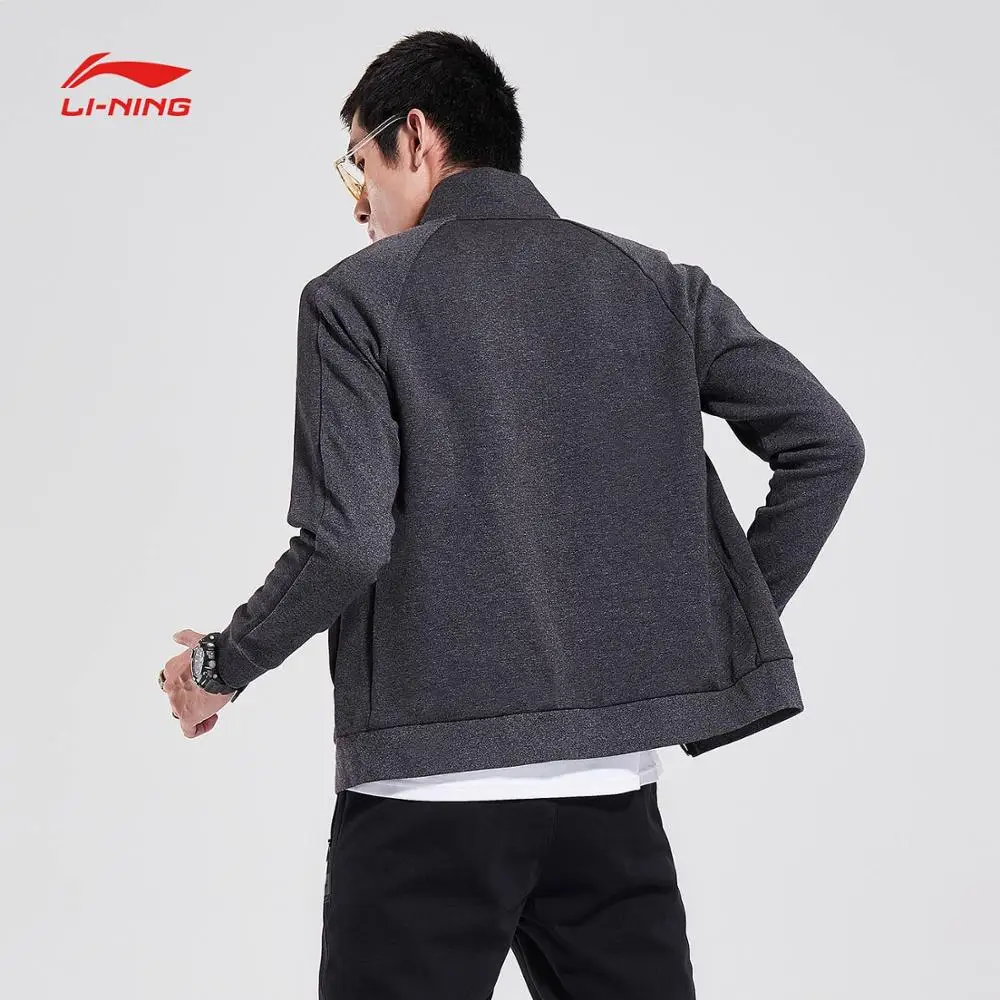 Свитер серии Li-Ning с капюшоном Стандартный крой из 66% полиэстера 34% хлопка на