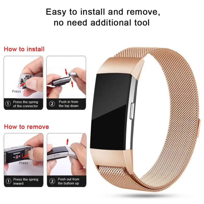 Ремешки для часов браслеты применимые аксессуары для Fit bit Charge 2 Браслет ремешок для женщин мужчин мальчиков девочек