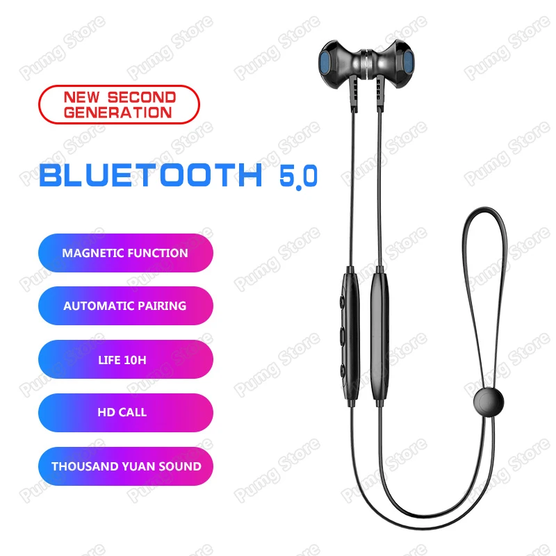 Langsdom шейные спортивные Bluetooth наушники L5B портативный супер бас стерео с