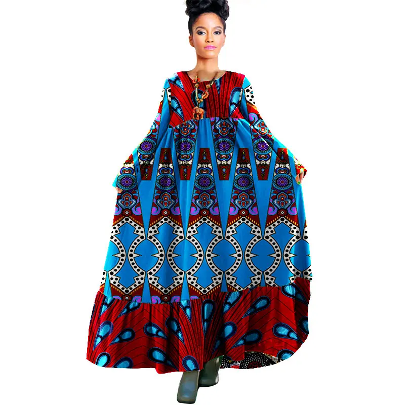 Brw в африканском стиле Одежда традиционная базенская Riche осеннее платье Boho style Robe Femme Макси платье женские Платья Туника Платья WY931 - Цвет: 14