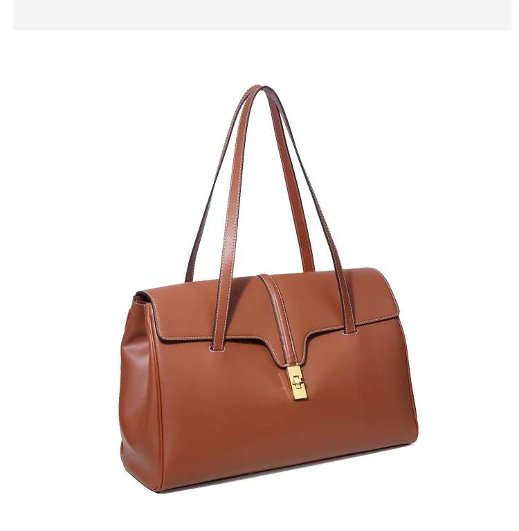 

New autumn and winter leather women's bag large capacity tote bag soft16 asigo one shoulder bag women's handbag