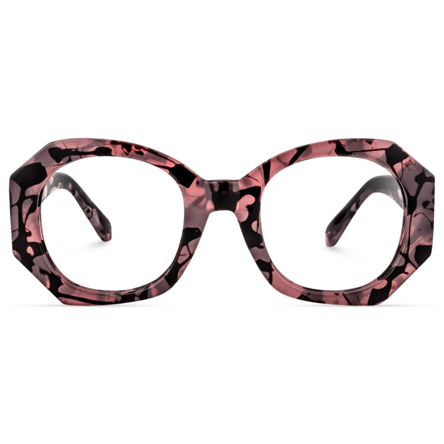 Zeelool унисекс ретро геометрическая оправа для очков с прозрачными линзами без