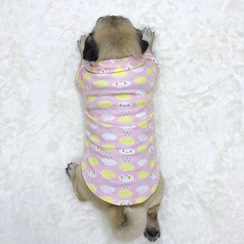 Летняя рубашка поло с изображением французского бульдога футболка жилет пальто