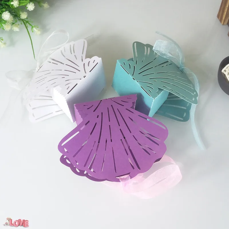 50 шт. лазерная резка Свадебная конфетная коробка Подарочная Рождественские День