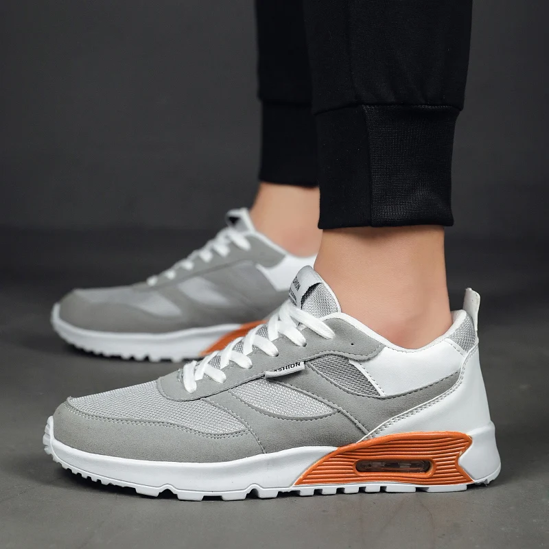 PUPUDA men casual shoes New summer mesh breathable sneakers Basketball fashion trend running comfortable |