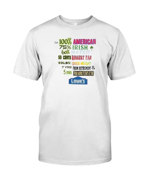 

Классическая футболка в Ирландском стиле, im 100 american 70