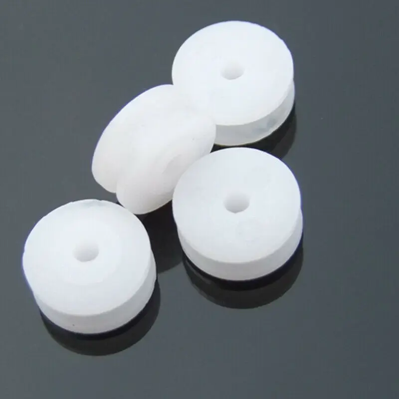 10PCS 2*9.3mm White Plastic Pulley Wheel Micro Mini Gear Motor Wheels for 2mm Shaft  Model Toy Outer Dia.9.3mm Inner Dia.2mm