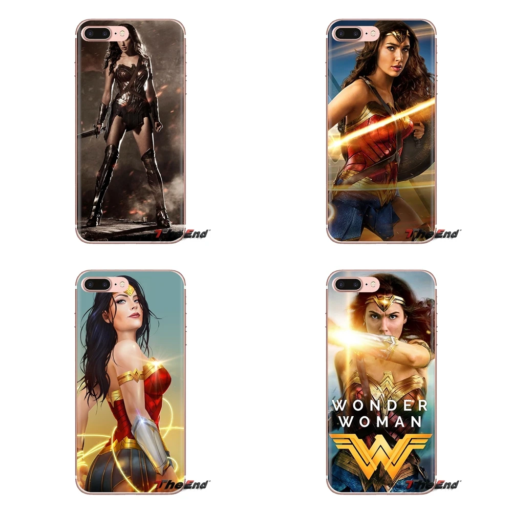 Мягкие прозрачные чехлы в виде ракушки Wonder Woman для Xiao mi 6 A1 Max x 2 5X 6X Red Note 5 5A 4X 4A A4 4 3