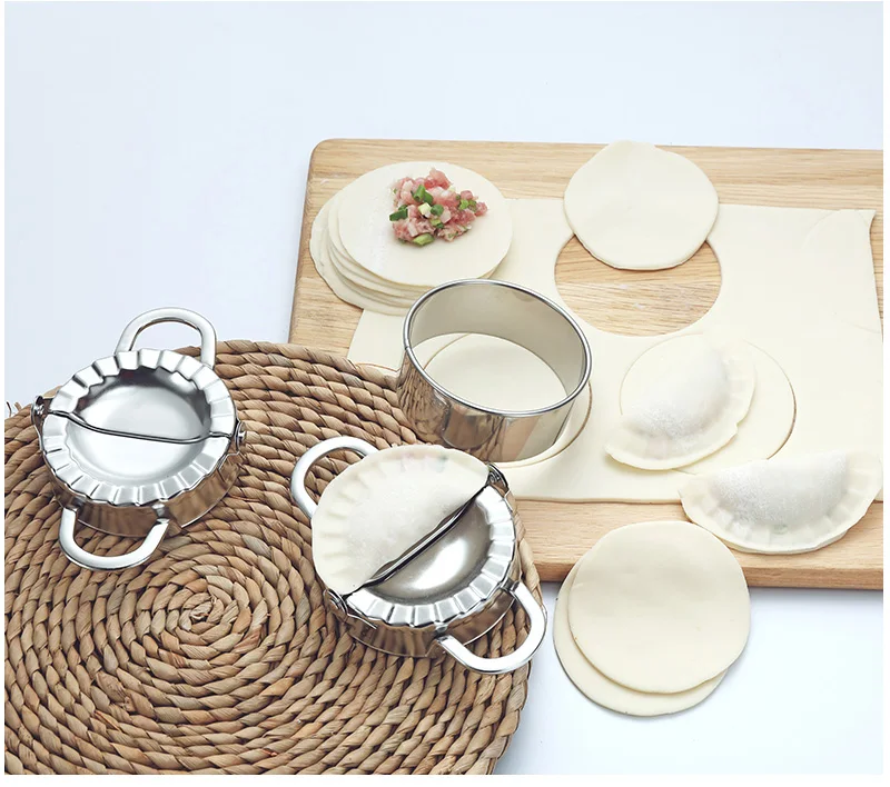 Dumpling Mold Household Dumpling Wrapper Cutter Making Machine Cooking Pastry Tool Kitchen Accessory Labor Saving Jiaozi Tool