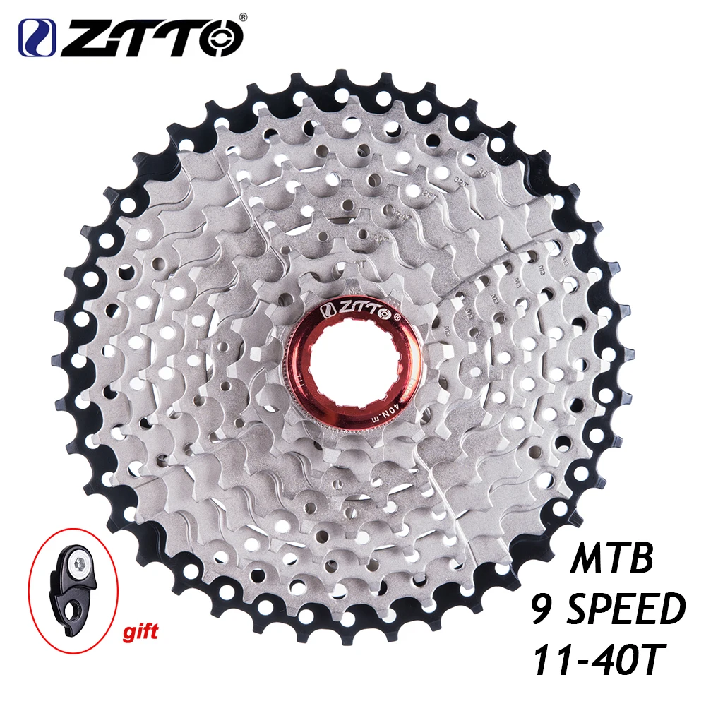 9-скоростная кассета ZTTO 11-40 T широкое соотношение частей ступица горный велосипед