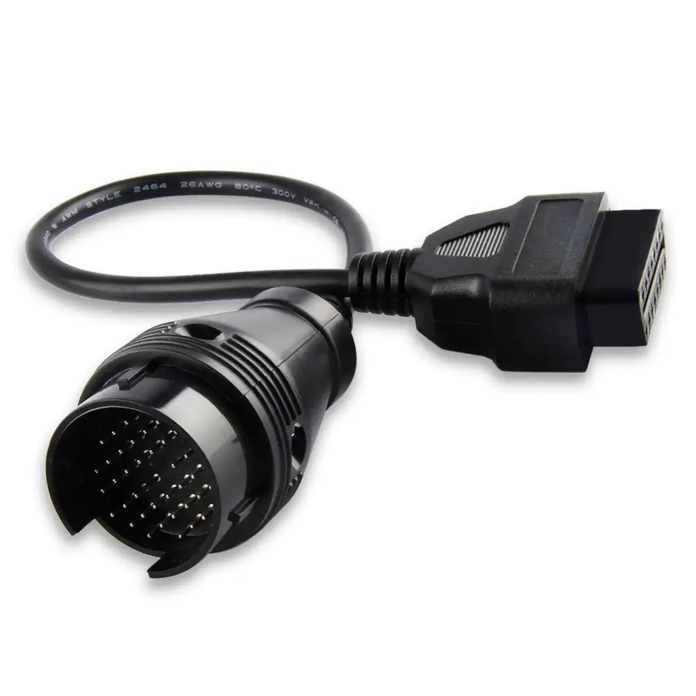 High Quality MB 38 Pin to 16 Pin OBD2 OBD II Diagnostic Adapter For Mercedes 38 Pin OBD 38pin Connector For Benz Free Shipping