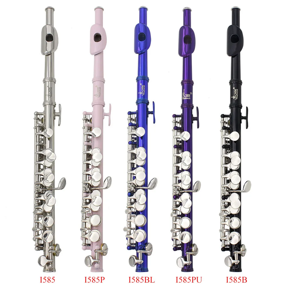 

Piccolo Ottavino Half-size Flute Plated C Key Cupronickel with Cleaning Cloth Screwdriver Padded Box Woodwind Instruments