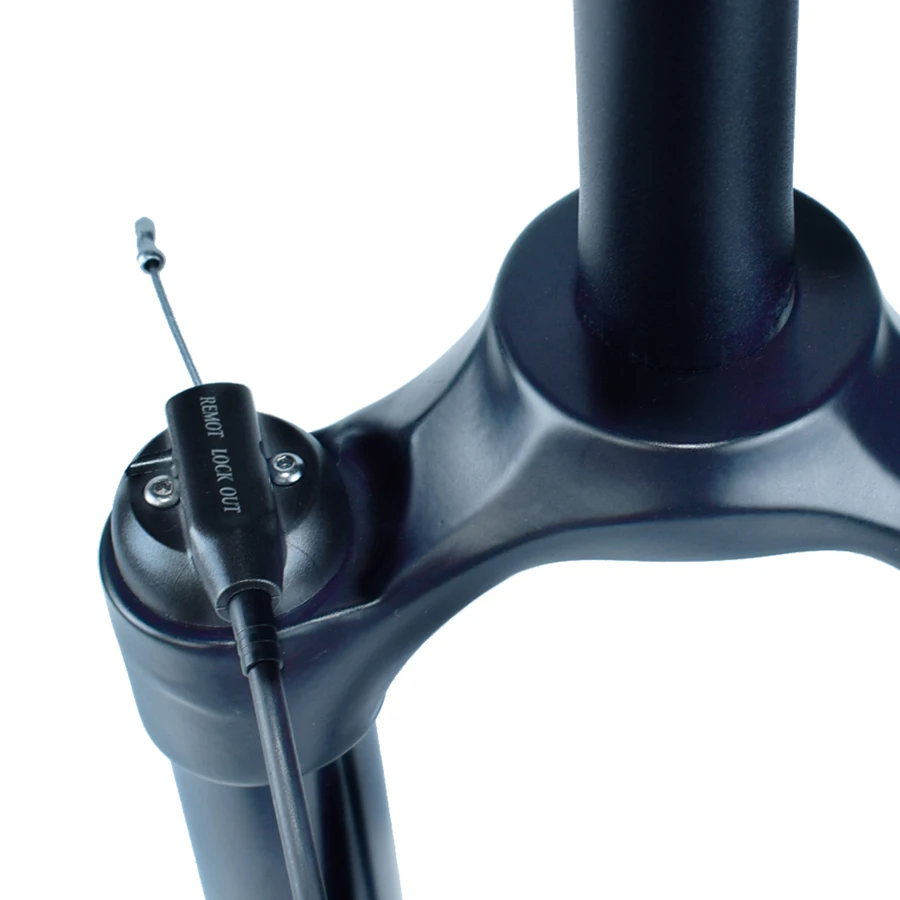 Велосипедная вилка Hero для горного велосипеда пневматическая подвеска 32 мм 100-120