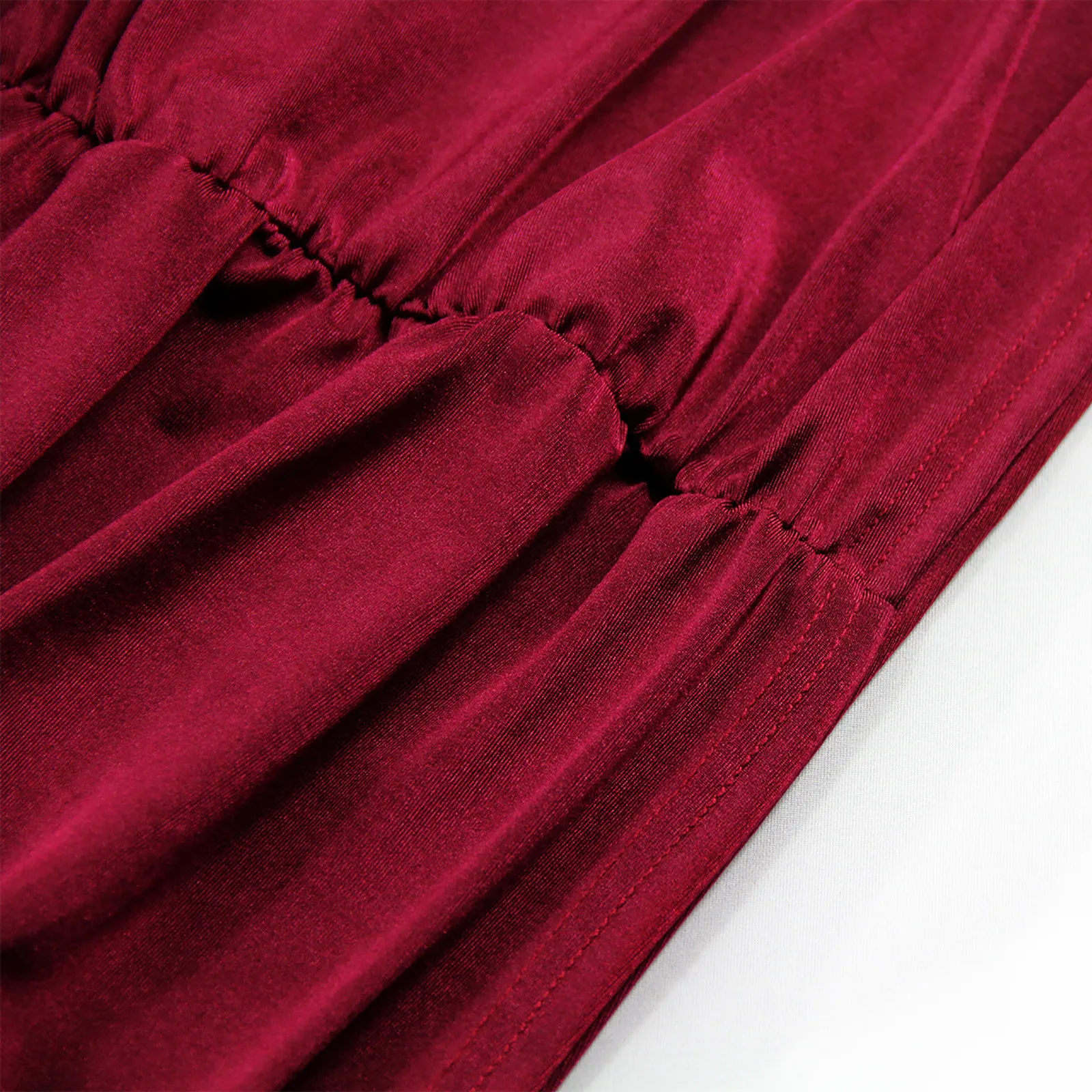 

Sexy Women's Summer Dress Solid Color Slim Long Sleeve Hollow Out Tube Top Dresses Y2K Fashion Lady Strapless Package Hip Dress