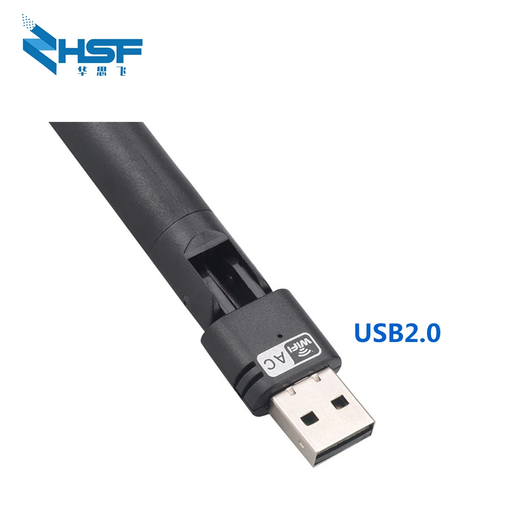 Беспроводной адаптер AC600 с антенной 5 дБ USB 433 + 150 Мбит/с 2 4/5 ГГц | Компьютеры и офис