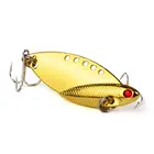 Металлическая Ложка Vib наживка воблер приманка для рыбалки 65 мм 11 г живой искусственный приманки для рыбалки с 3d глазами Кривошип воблеры свимбейт