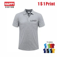 2021 summer mens polo shirt cheap casual short sleeve personal company group logo custom men and women custom top